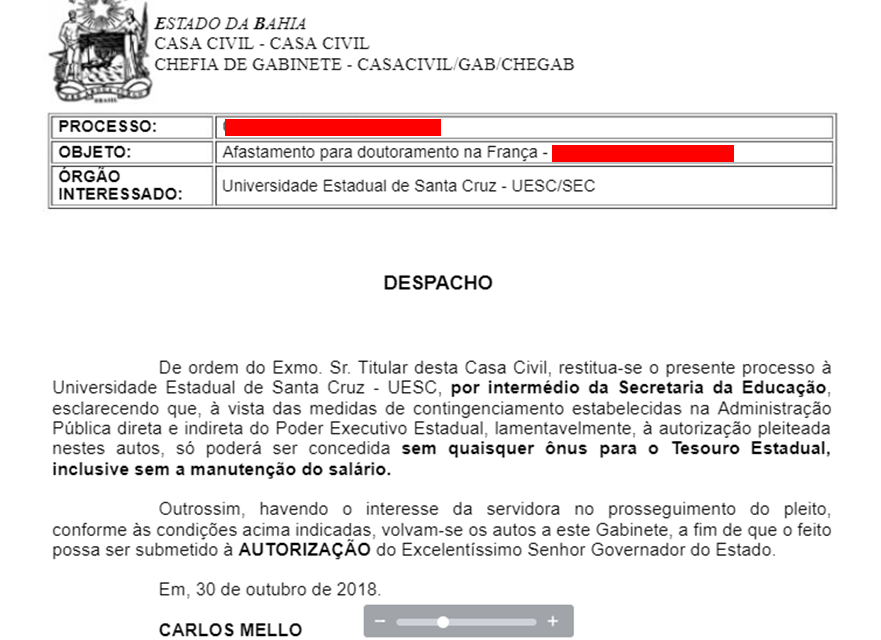 DENUNCIA: Rui Costa desrespeita legislação e impede qualificação docente
