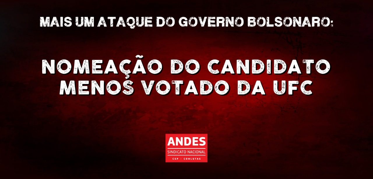 Bolsonaro fere a autonomia universitária e nomeia candidato menos votado