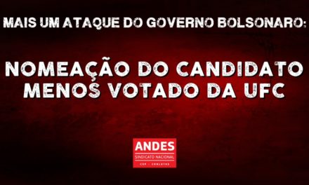 Bolsonaro fere a autonomia universitária e nomeia candidato menos votado