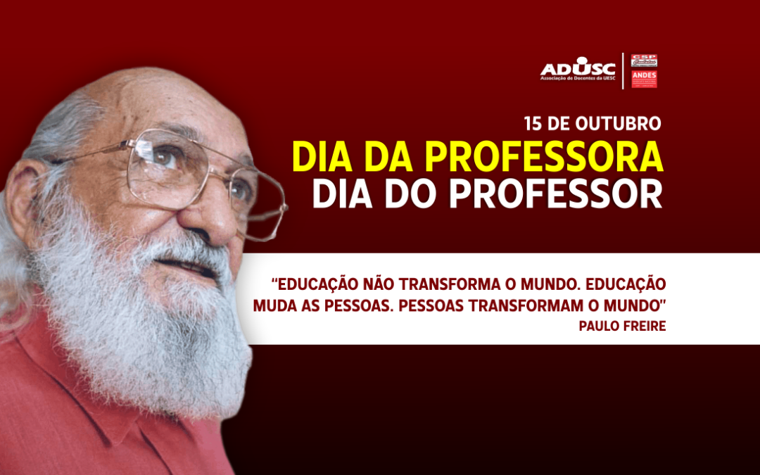 Parabéns, professoras/es!