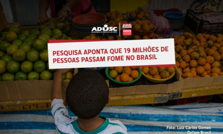 Pesquisa aponta que 19 milhões de pessoas passam fome no Brasil