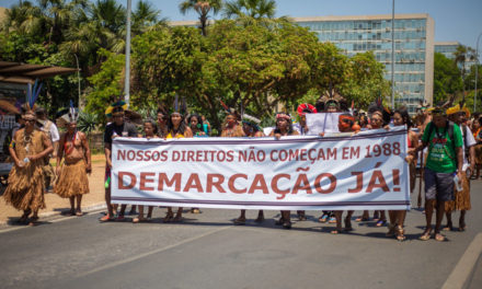 Indígenas preparam acampamento em Brasília para retomar luta contra o marco temporal