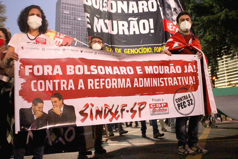 Em Brasília, servidores protestam contra Reforma Administrativa nesta terça-feira