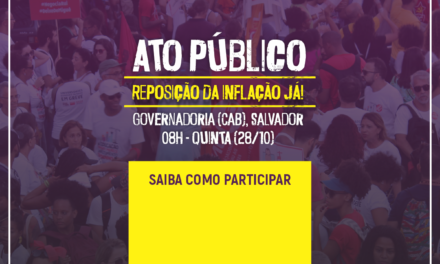 ADUSC convida docentes para Ato Público em Salvador