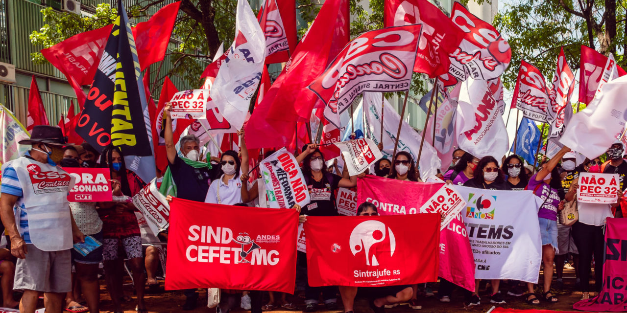 Servidores realizam Dia Nacional de Lutas contra a Reforma Administrativa na quinta-feira (28)