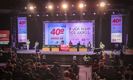 40º Congresso do ANDES-SN define eleições para diretoria nacional do Sindicato em 2023