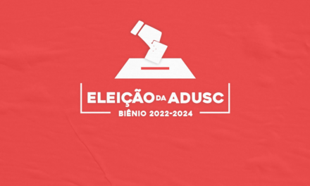 Último dia de inscrições para a Eleição da ADUSC 2022-2024