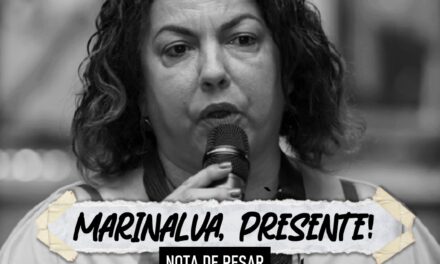 NOTA DE PESAR PELO FALECIMENTO DA PROFESSORA MARINALVA SILVA OLIVEIRA