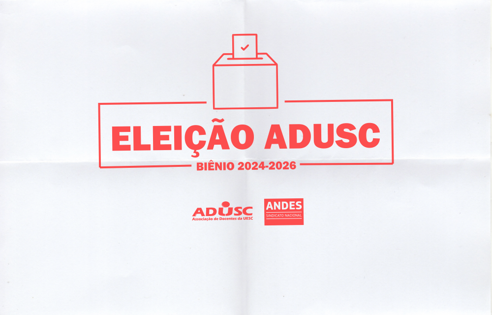 ADUSC lança edital para eleições da nova diretoria biênio 2024/2026